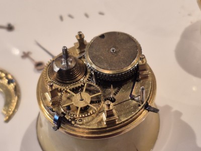 Center seconds Verge. 1770s