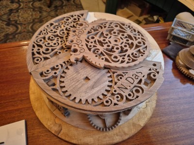 16" reproduction verge being worked on