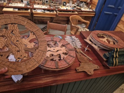 Wood clocks design 1 in production